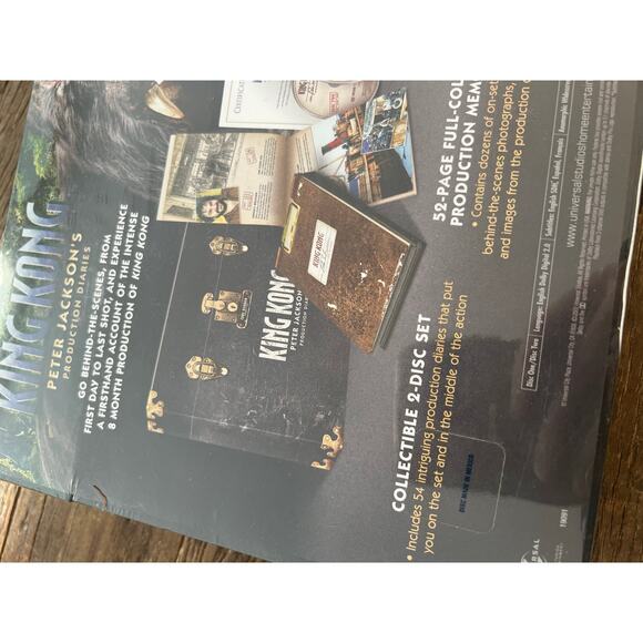 King Kong: Peter Jacksons Production Diaries DVD 2005 2-Disc Set Lmtd Edition JL - Picture 4 of 8